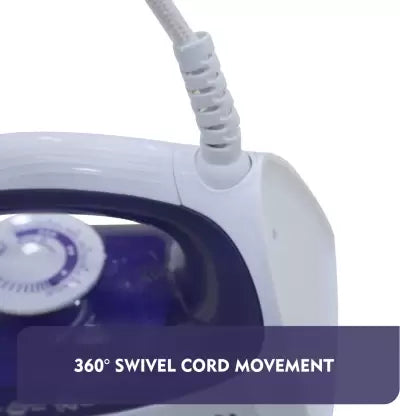 Inalsa Panache 1400 W Steam Iron  (White, Royal Blue) Inalsa Panache 1400 W Steam Iron  (White, Royal Blue)